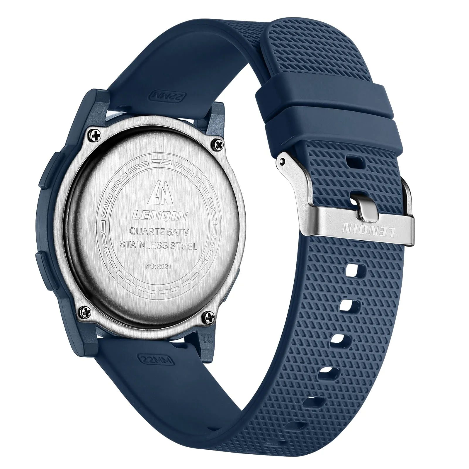 HANPOSH Orologio Digitale Uomo Sottile Impermeabile LED - immagine 2