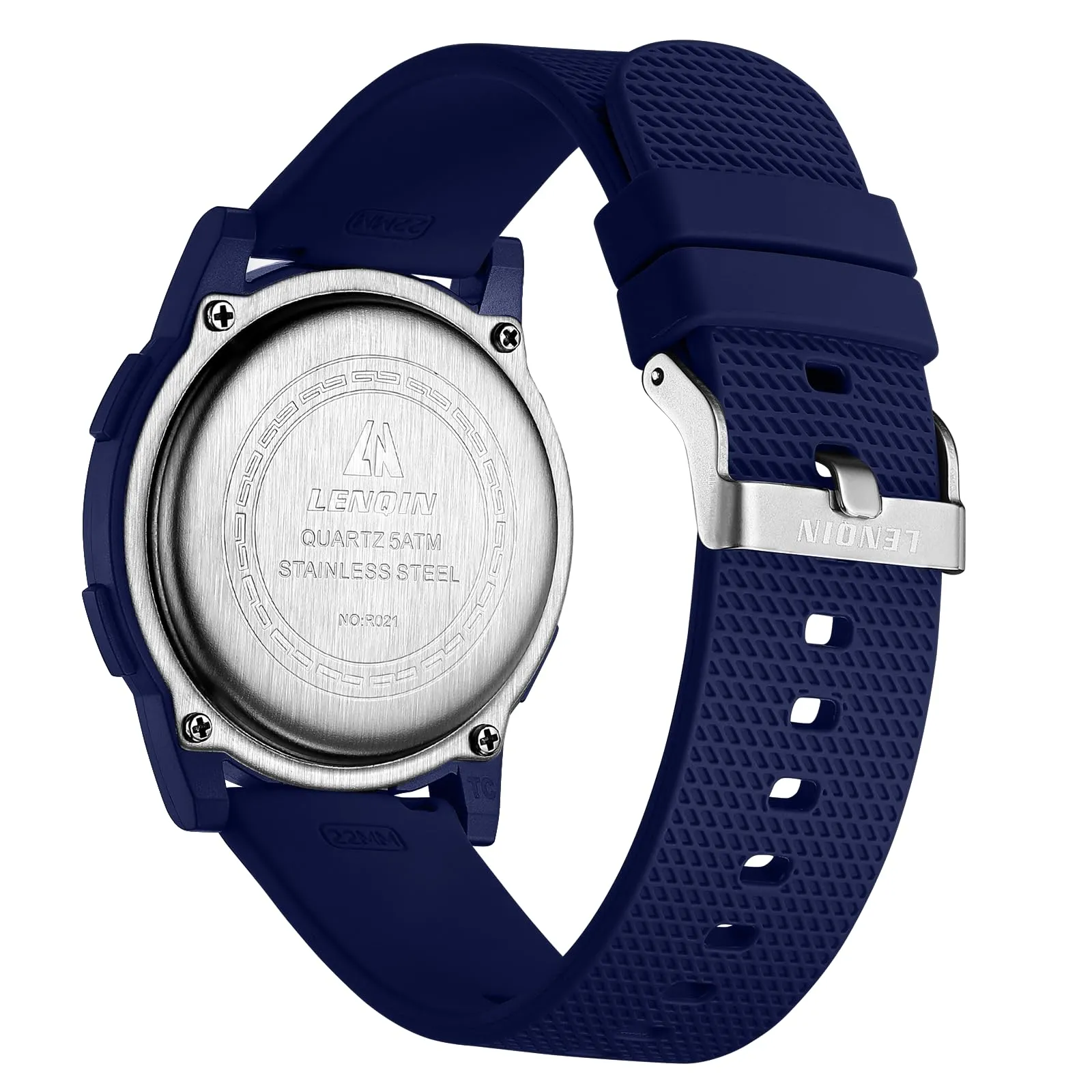 HANPOSH Orologio Digitale Uomo Sottile Impermeabile LED - immagine 2