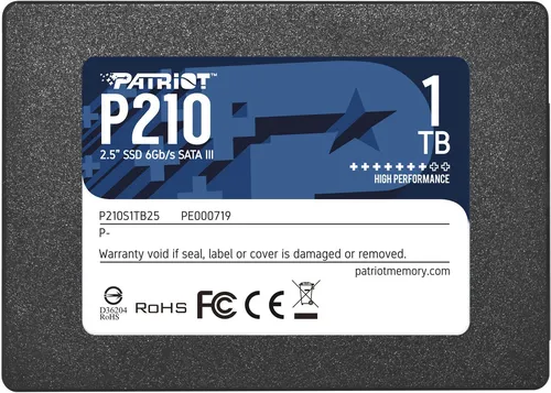 Patriot SSD Interno P210 1TB Sata3 2.5 P210s1tb25 - immagine 1