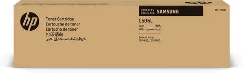 Hp Samsung Toner Ciano CLT-C506l/ELS, 3500 Pag Su038a - immagine 1