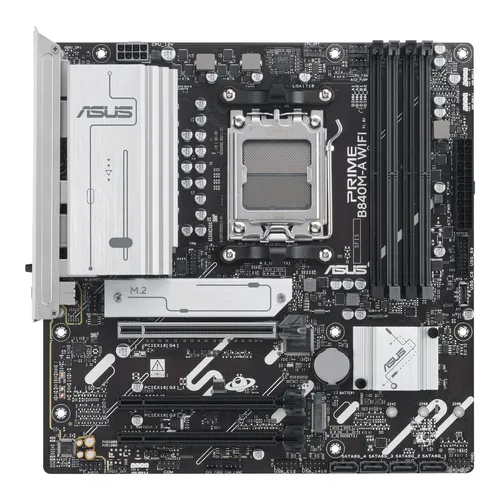 Asus Mb Amd B840, Prime B840m-A Wifi, AM5, Ddr5, Usb, Mb, M2/Sata , 90mb1j20-M0eay0 90mb1j20-M0eay0 - immagine 1