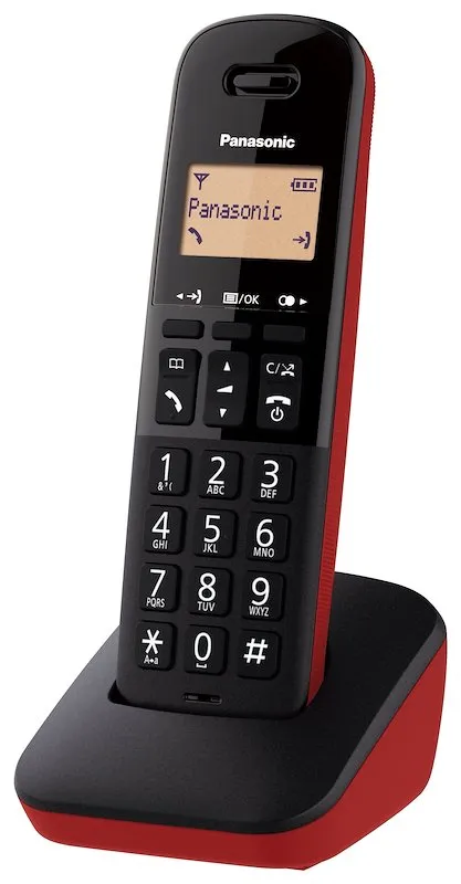 Panasonic - Kx-tgb610jtr Nero-rosso - immagine 1