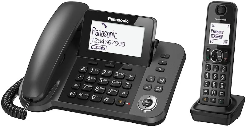 Panasonic Telefono Centralino Panasonic KX-TGF310EXM Nero - immagine 1