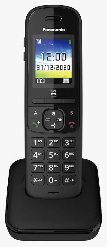 Panasonic Cordless Kx-tgh710jtb nero - immagine 1