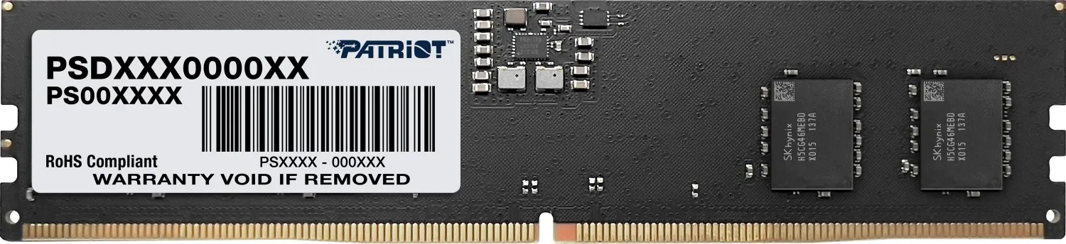 Patriot RAM Dimm 8GB Ddr 5 5200mhz Psd58g520082 - immagine 1