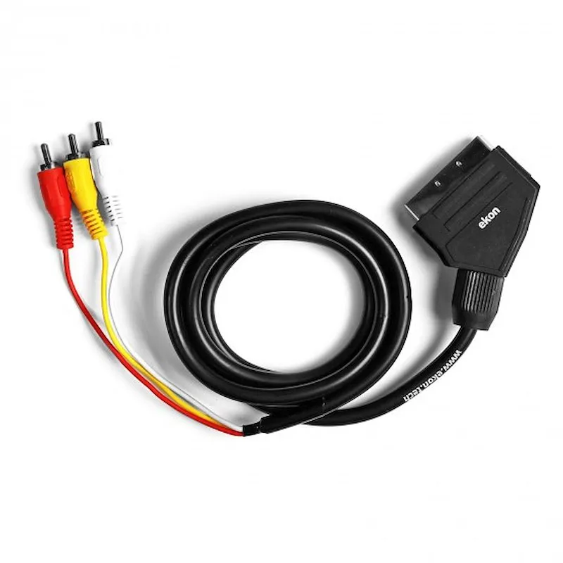 Sbs Cavo Scart RCA con Switch ECVSCAR3RCA15MM - immagine 1