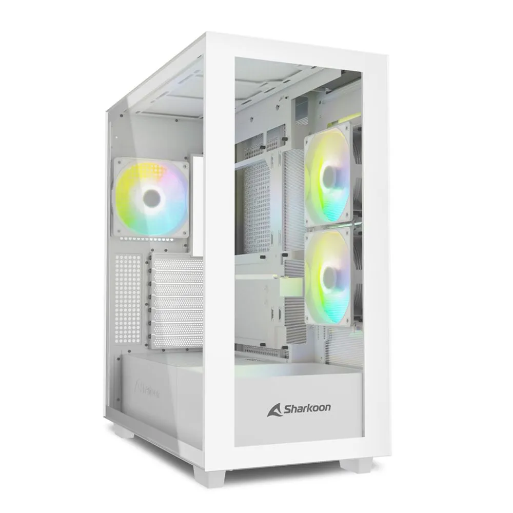 Sharkoon Case Rebel C60 Rgb White C60 W RGB - immagine 1