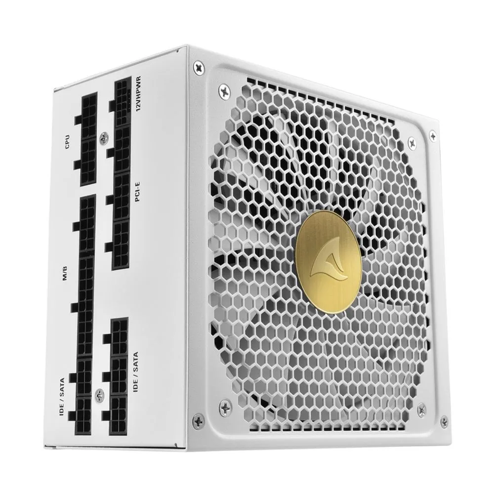 Sharkoon Alimentatore Rebel P30 Gold Wh 1000w Atx3.0 Atx 3.0, Pcie Gen5 12vhpwr, 80 Plus Gold, 135mm P30 1000w - immagine 1