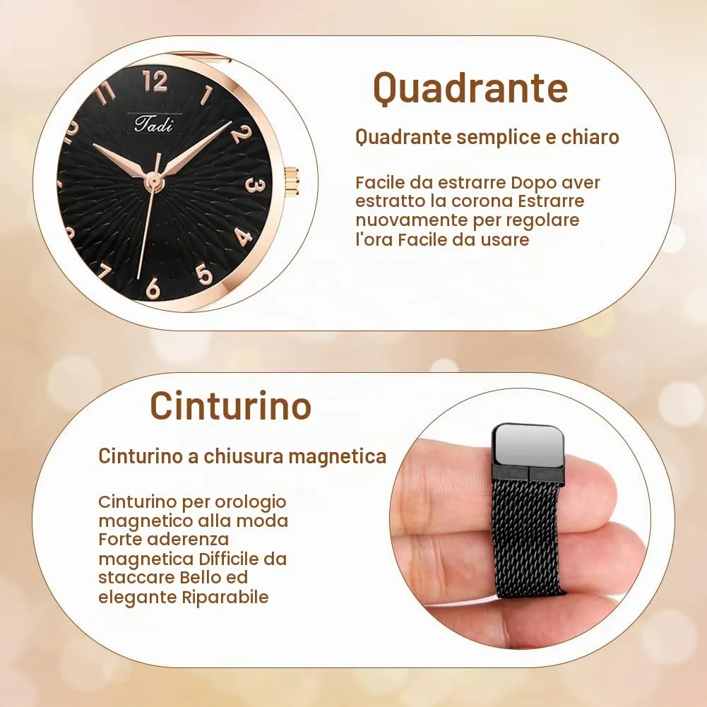 OFFCUP Orologio da Donna, Orologio Analogico al Quarzo Donna, Orologio - immagine 4