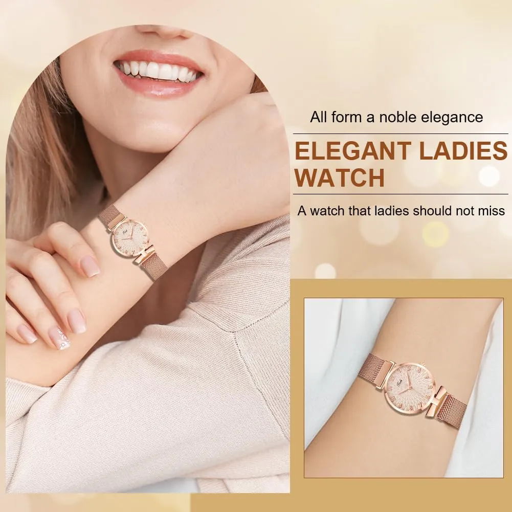 OFFCUP Orologio da Donna, Orologio Analogico al Quarzo Donna, Orologio - immagine 5