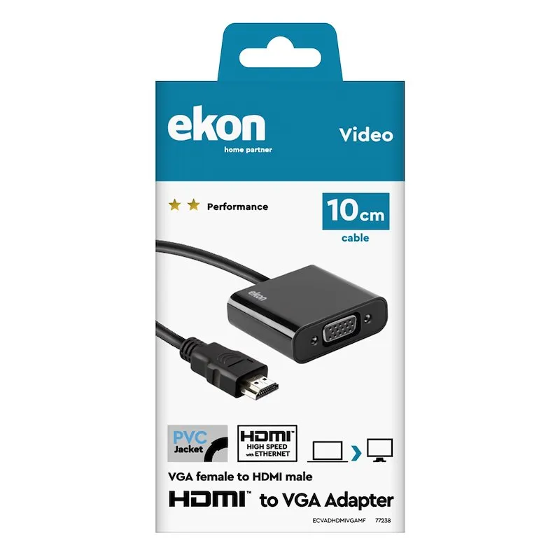 Sbs Spa - Adattatore Hdmi Ecvadhdmivgamf - immagine 1