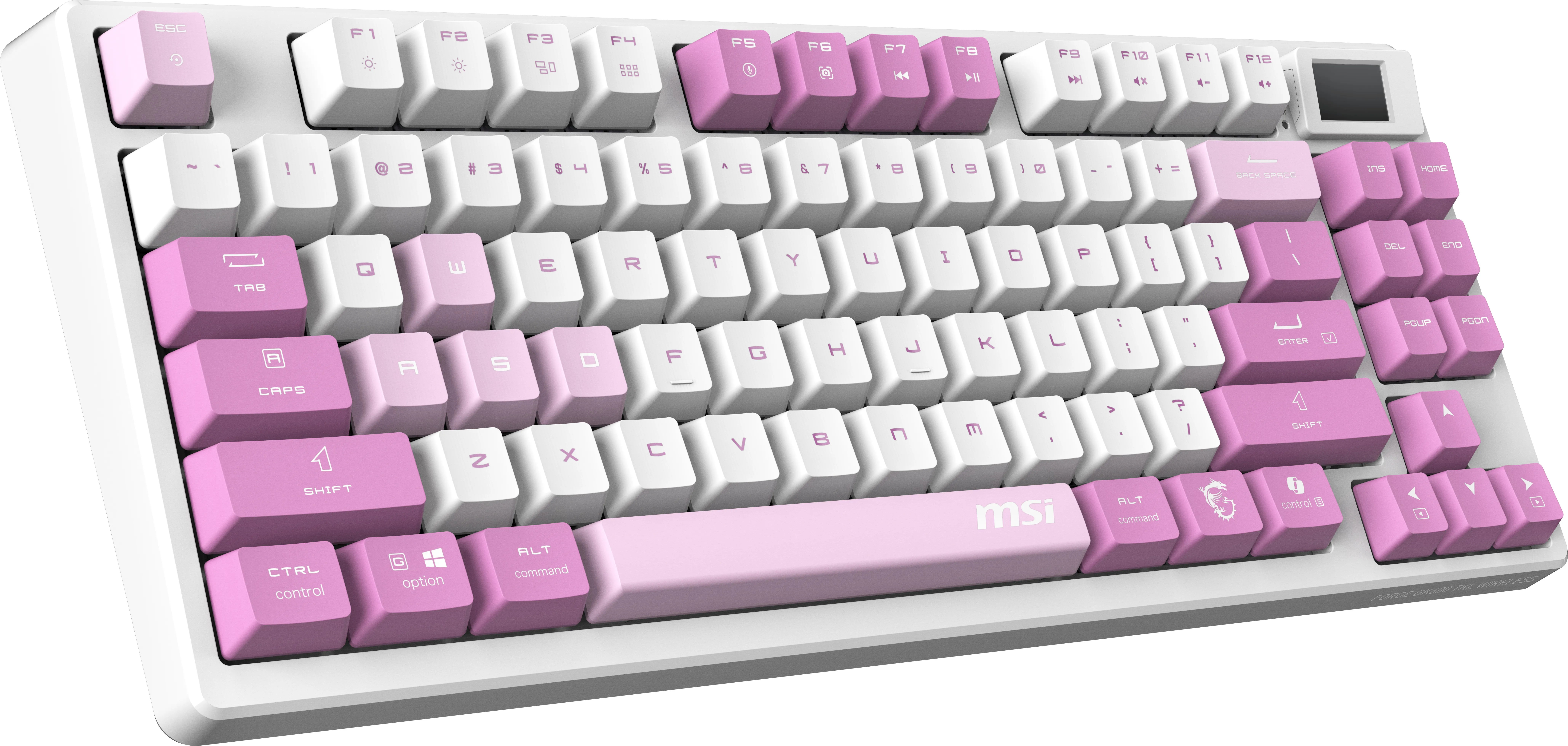 Msi Gk600 White Deep Purple Light Forge Keyboard ,ita S11-43itq01-HH9 - immagine 1