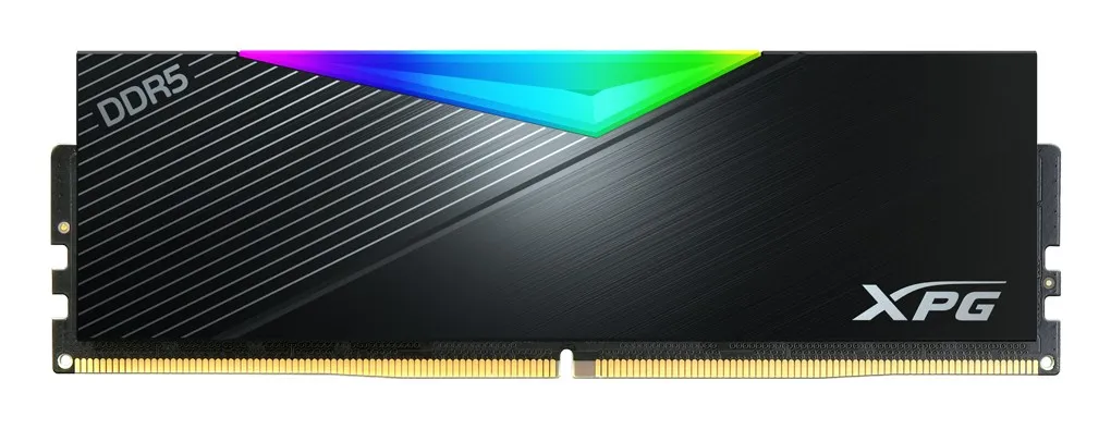 Adata Ram Gaming Lancer Rgb 16Gb Ddr5 7200Mhz 14V Black - immagine 1