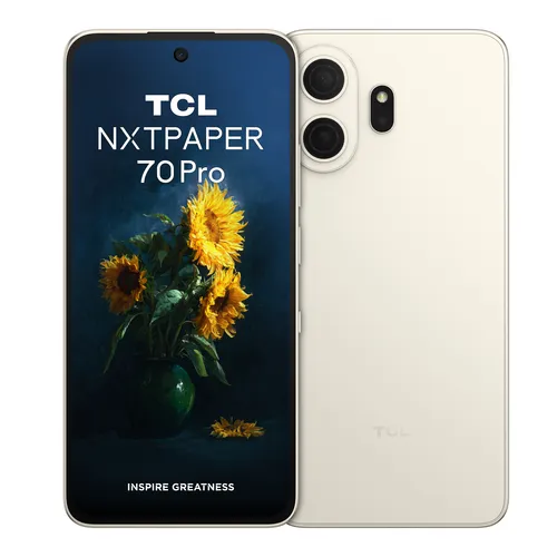 Tcl Smartphone Nxtpaper 70 Pro 256gb Version Nebula Gold T807d1-2blca112 - immagine 1