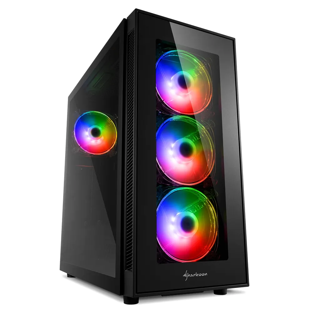 Sharkoon Case TG5 Pro Rgb, Atx, 2xusb 3.0, 2xusb 2.0, 7 Slots, TG5 RGB - immagine 1