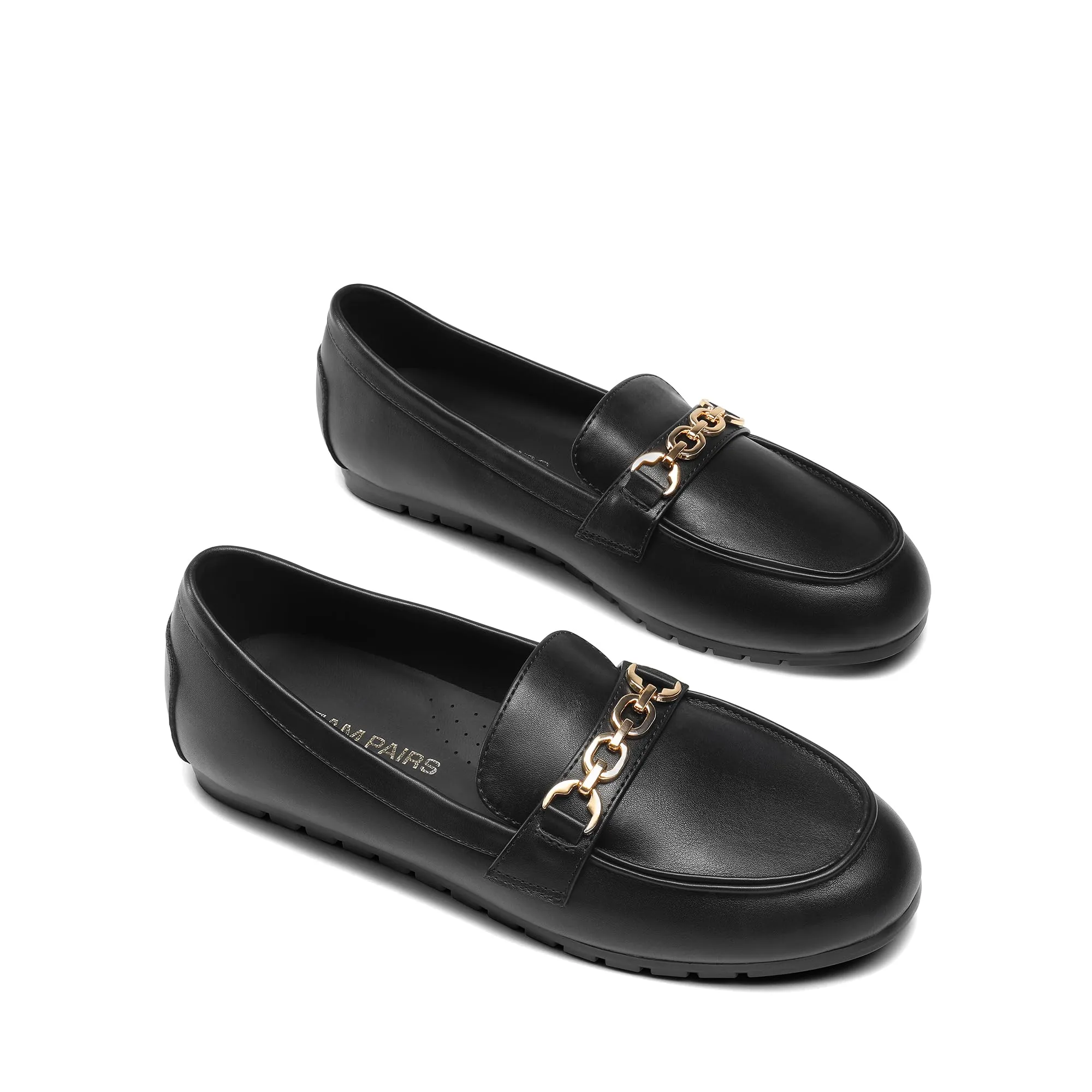 DREAM PAIRS Casual Mocassini Donna,Nero-Pu,43 - immagine 7