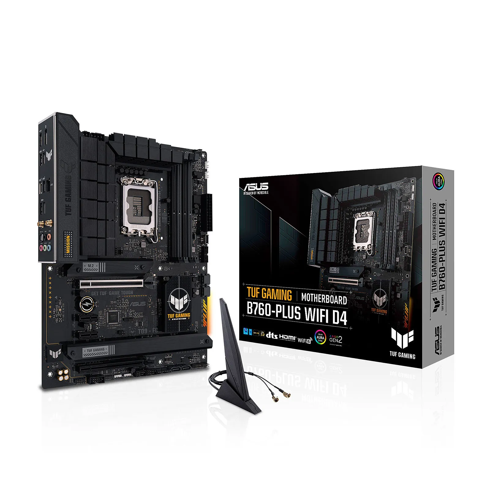 Asus Mb B760, Tuf Gaming B760-Plus Wifi, Lga 1700, 4ddr5, Usb3.2 Gen 2X2, 90mb1er0-M0eay0 , 90mb1er0-M1eay0 90mb1er0-M1eay0 - immagine 1