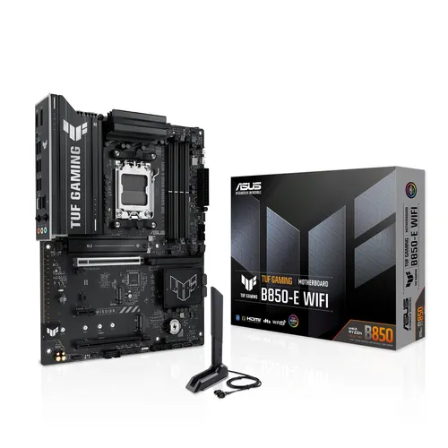 Asus Mb Amd B850, Tuf Gaming B850-E Wifi, AM5,Usb20g,Wifi6e, Aura, 90mb1l20-M0eay0 90mb1l20-M0eay0 - immagine 1