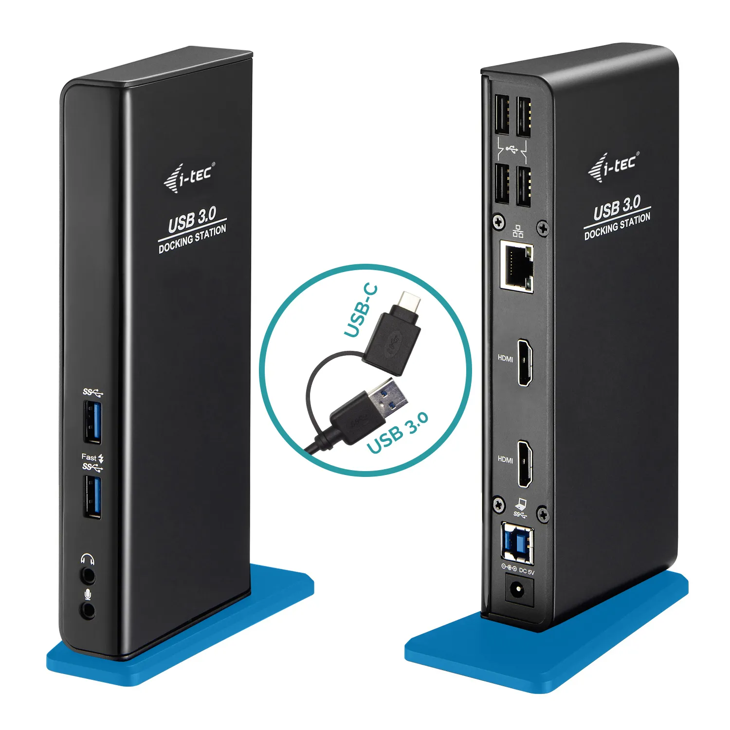 I-Tec Docking Station USB 3.0/USB-C Dual Hdmi U3dualhdmidock - immagine 1