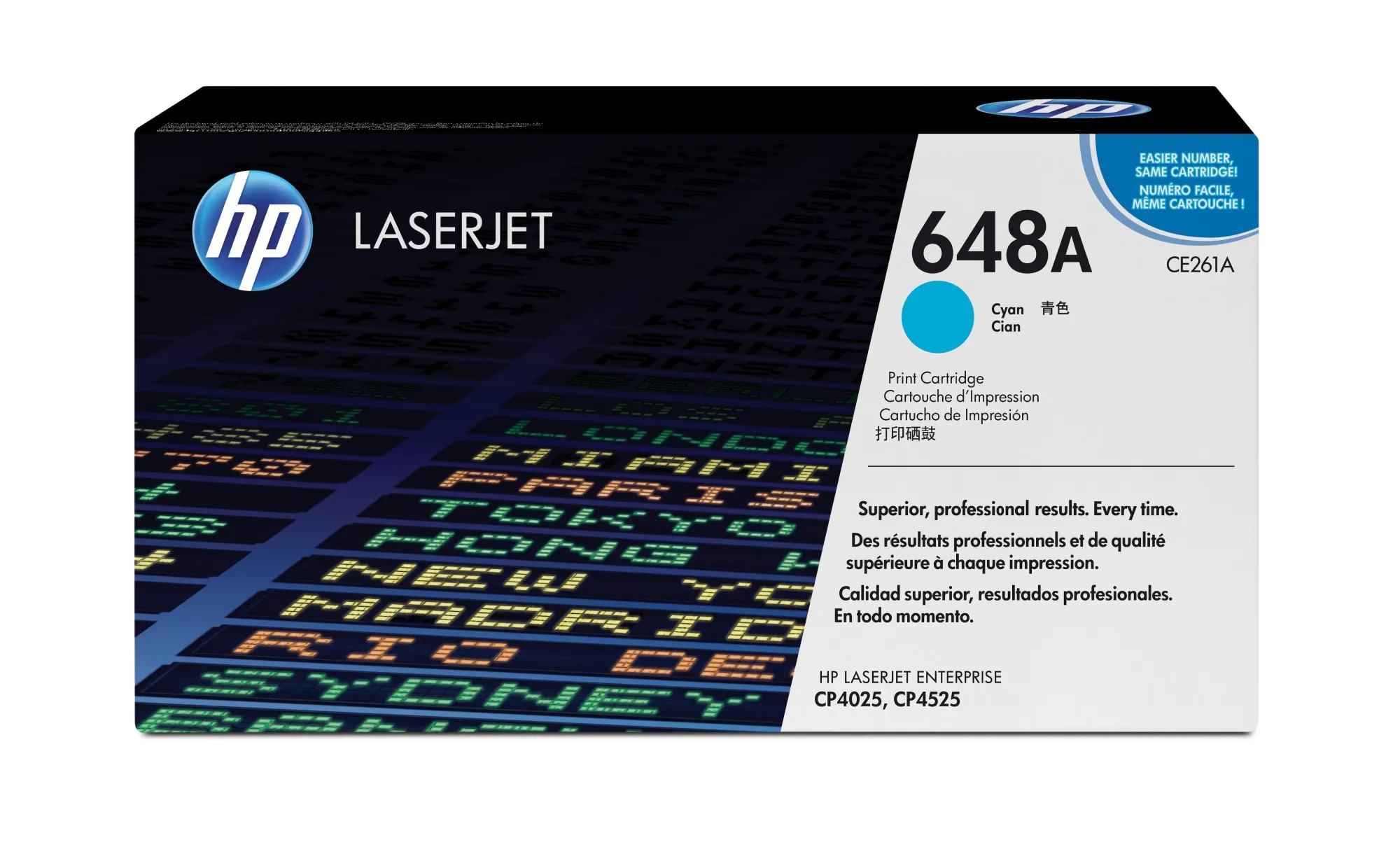 Originale Hp Toner Laserjet Ciano Ce 261A Cp 4525 N/Dn 11K Cc493A - immagine 1