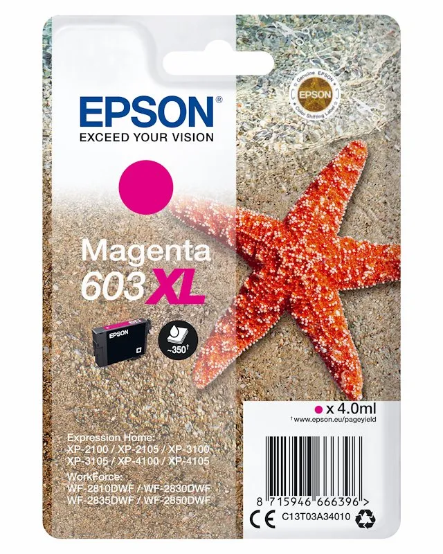 Epson - 603xl C13t03a34020 - immagine 1