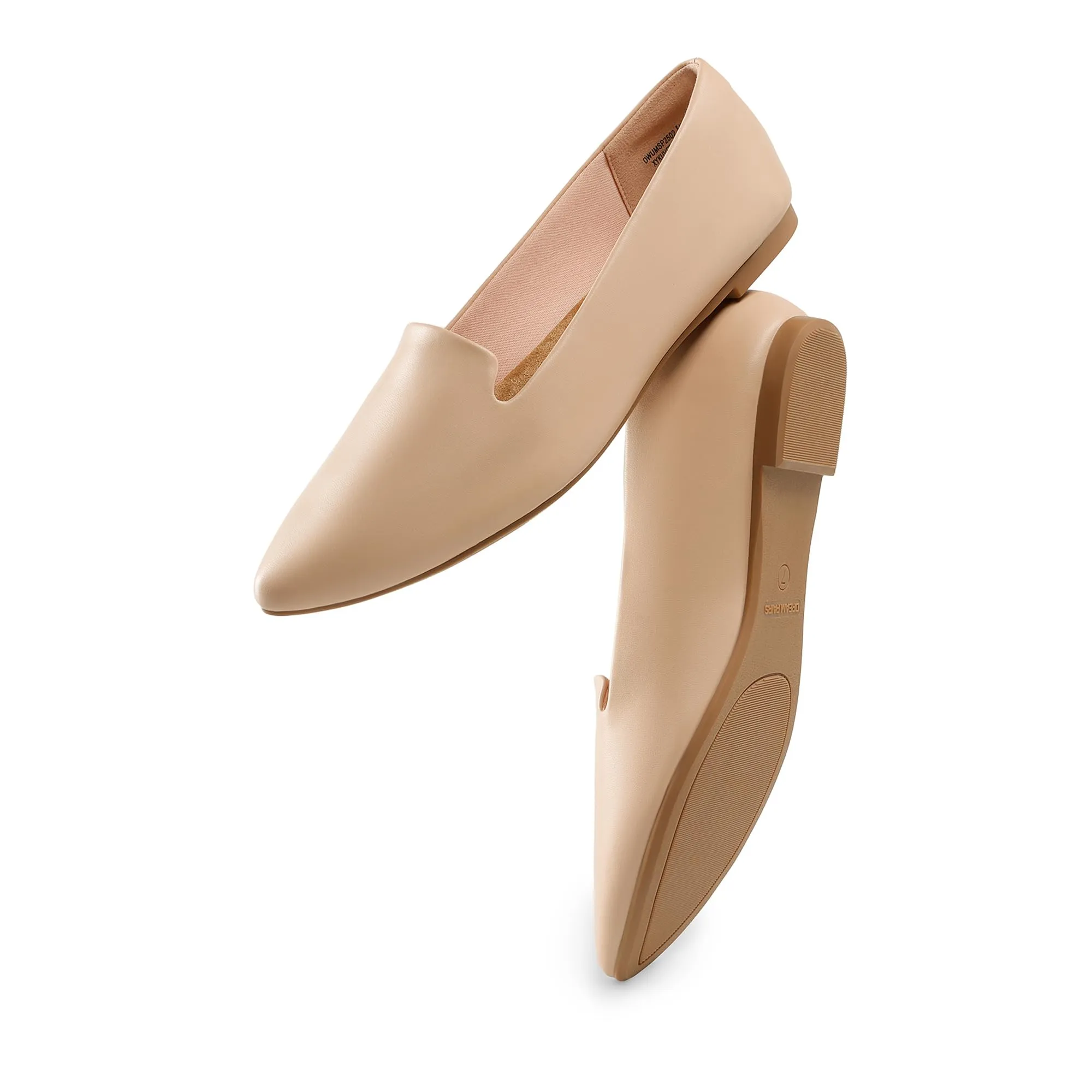 DREAM PAIRS Ballerine Punta Donna Lavoro,Nudo,40 - immagine 7