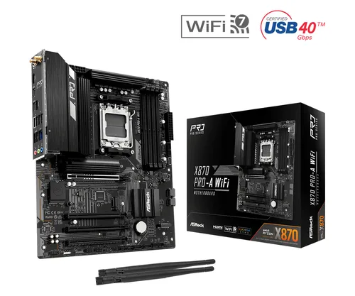 Asrock Mb Amd AM5 X870/4ddrs/Wifi 90-Mxbt6-A0uayz - immagine 1