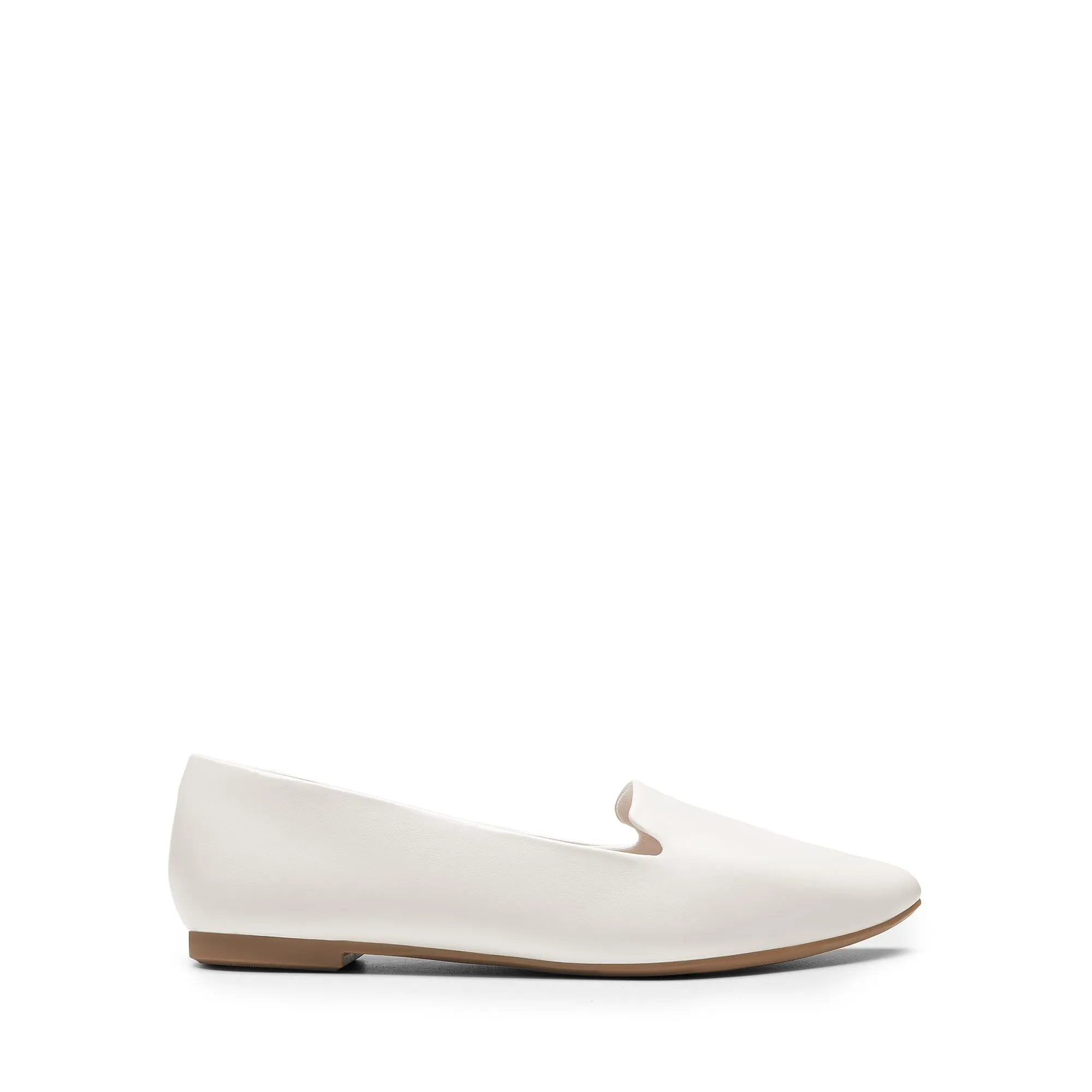 DREAM PAIRS Ballerine Punta Donna Lavoro,Bianco,41 - immagine 3