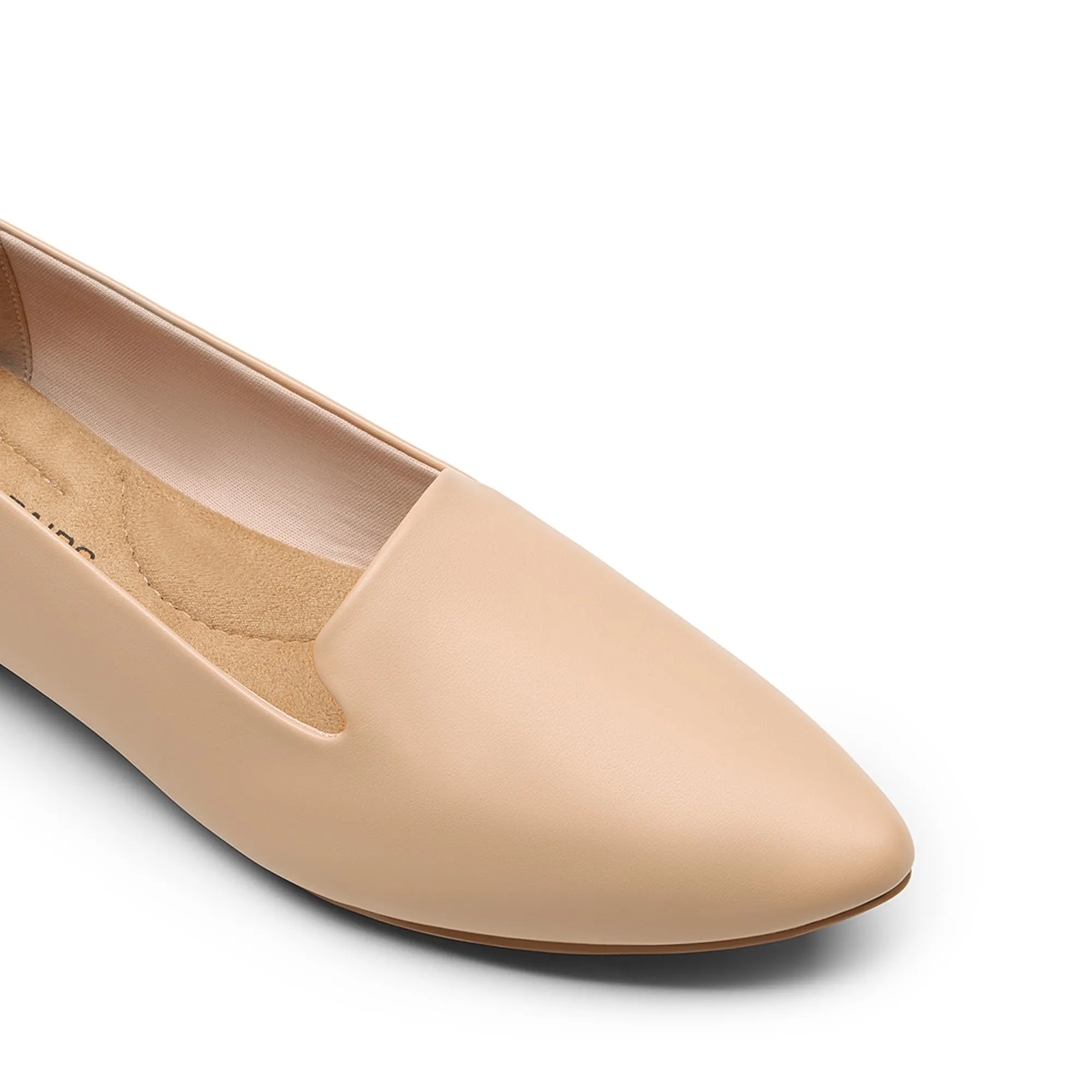 DREAM PAIRS Ballerine Punta Donna Lavoro,Nudo,39 - immagine 3