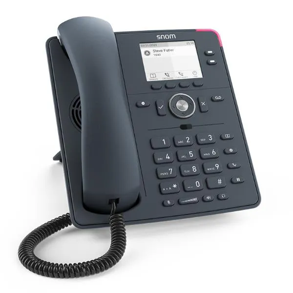 Snom D150-TELEFONO W/DISPLAY Grafico Tft In Scala Grigi 2 Tasti Progr.blf 2 Porte Ethernet 1GBIT/S POE Ieee 802.3AF Class 1 802.3AZ 00004652 - immagine 1