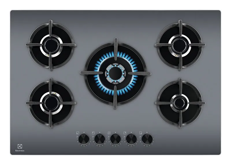 Electrolux piano cottura a gas Egg75372m Specchiante - immagine 1