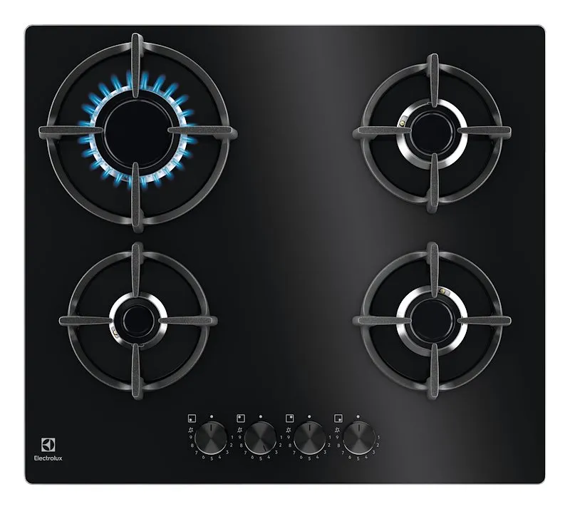 Electrolux piano cottura a gas Egg64272k Nero - immagine 1