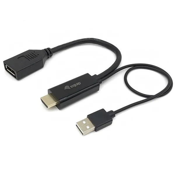 Equip Hdmi To Displayport Adapter Black 119039 - immagine 1