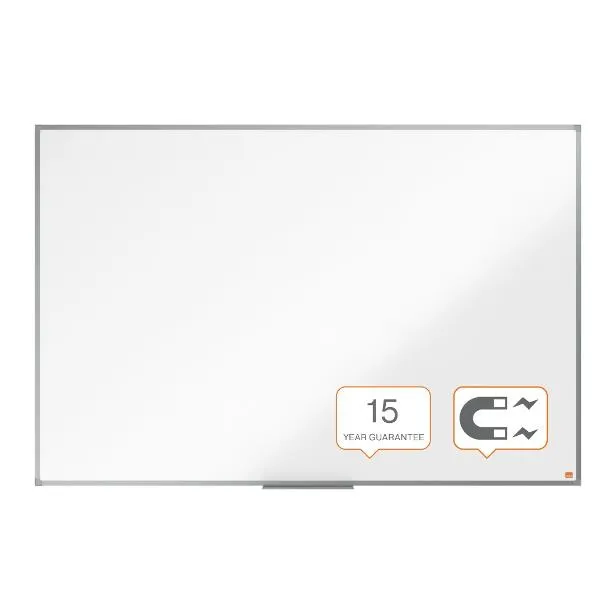 Nobo Lavagna Basic Steel Magn. 100X150 1905212 - immagine 1