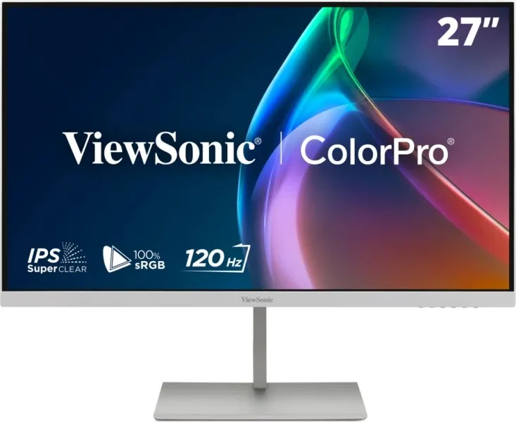 Mon 27Ips Qhd Pantone 120Hz Pd90W Vp2766-2K Rgb100% Usbc Pivot White - immagine 1