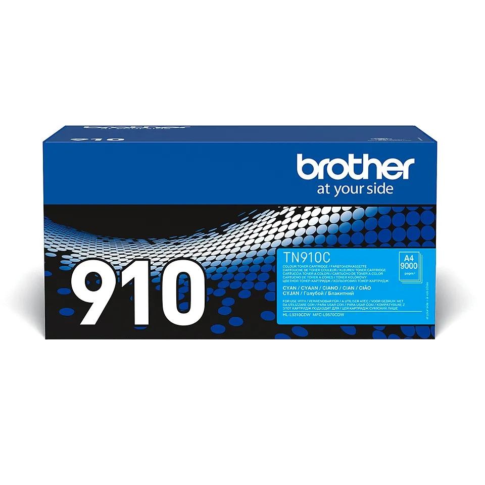 ORIGINALE Brother toner ciano TN-910C 910 9000 pagine - immagine 1