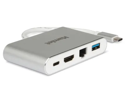 Hamlet Docking Station HDMI / USB 3.0 / LAN / USB-C HDKC-PD100 - immagine 1