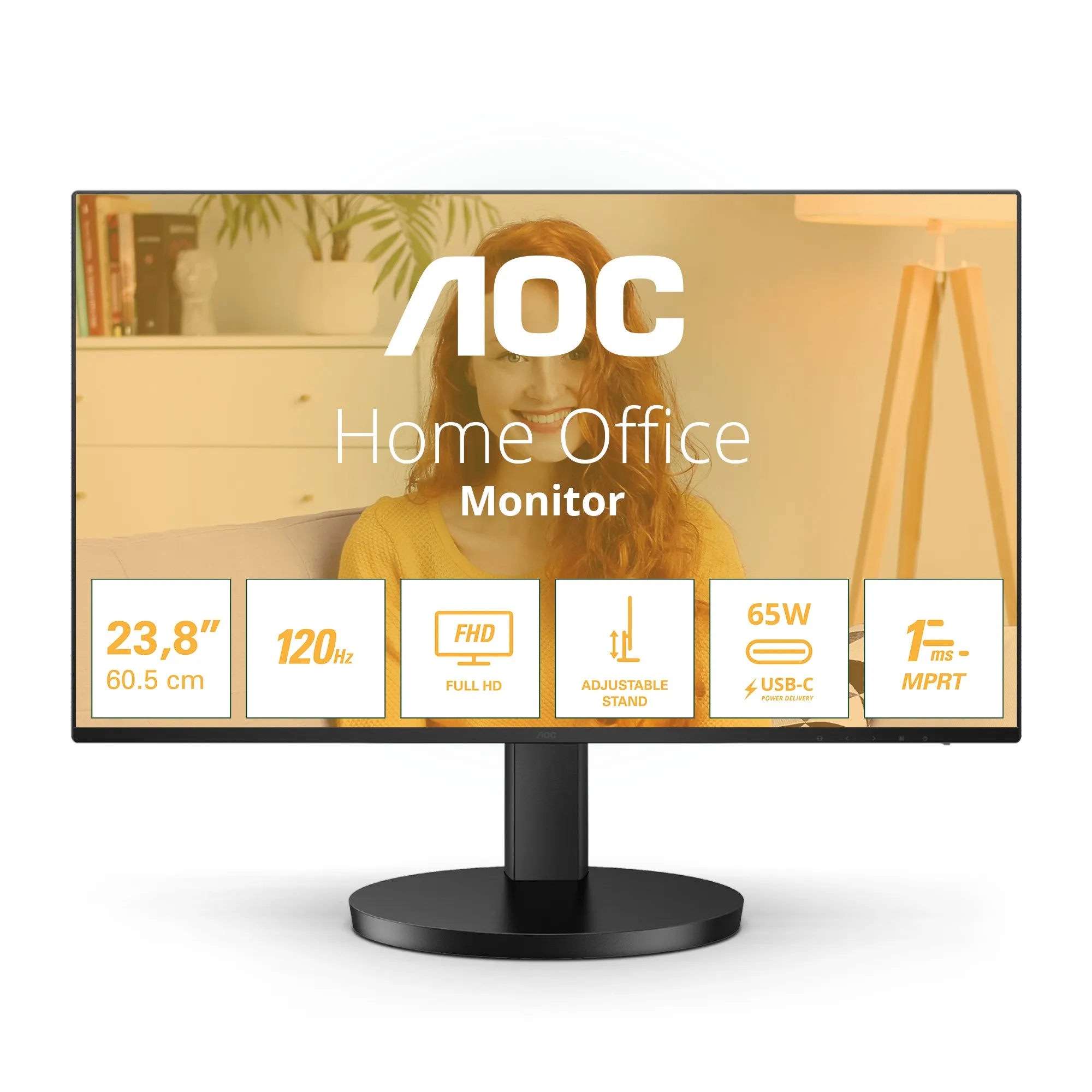 Aoc Monitor 27 Led Ips Qhd 16:9 4Ms 120Hz Dp/Hdmi Pivot Multimediale - immagine 1