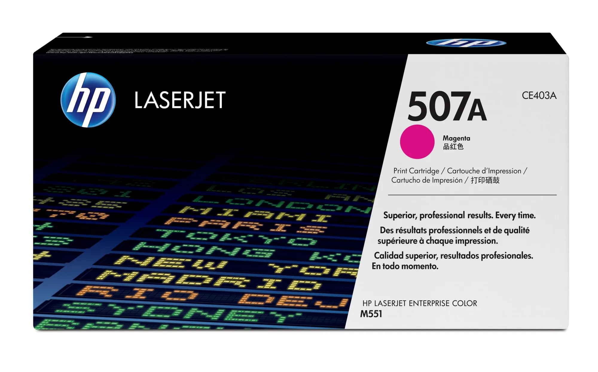 ORIGINALE HP toner magenta CE403A 507A 6000 pagine - immagine 1