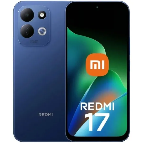 Smartphone Xiaomi Redmi 17 5G con schermo da 699 4 GB di RAM 256 GB di memoria interna fotocamera principale da 50 MP batteria da 7700 mAh e colore blu. - immagine 1