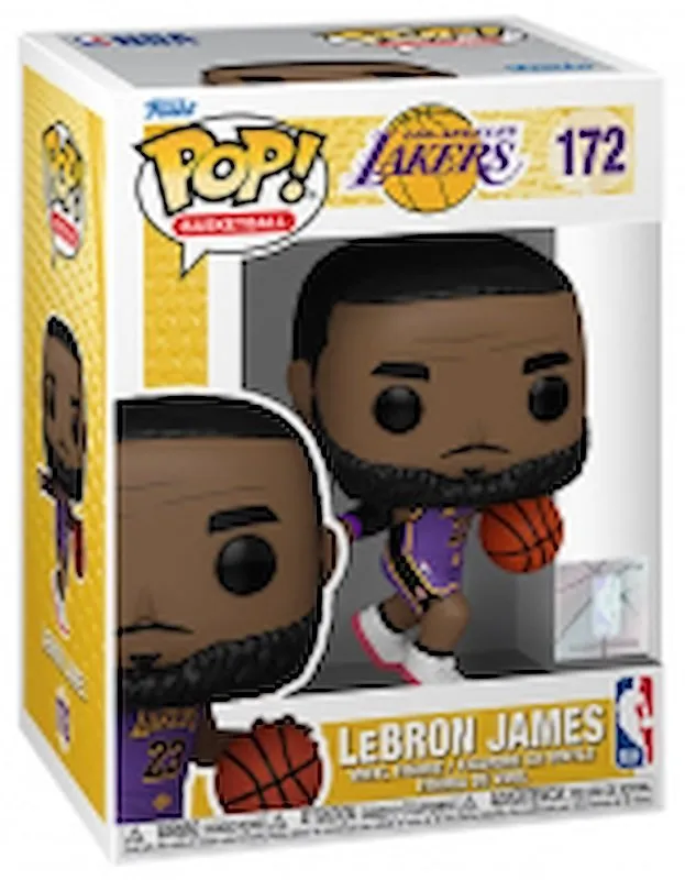 Funko Pop! A Los Angeles Lakers LeBron James 172 - immagine 1
