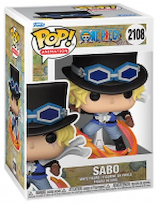 Funko POP One Piece Sabo Attacking w/Pipe 2108 - immagine 1