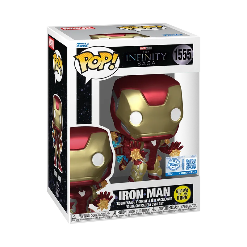 Funko Plus Iron Man (Glow) 1555 88664 - immagine 1