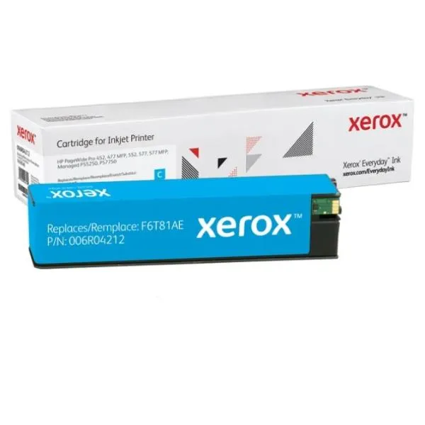 Xerox Toner Ed F6T81AE Ciano Per Hp Pagewide Pro 452 477 006R04212 - immagine 1