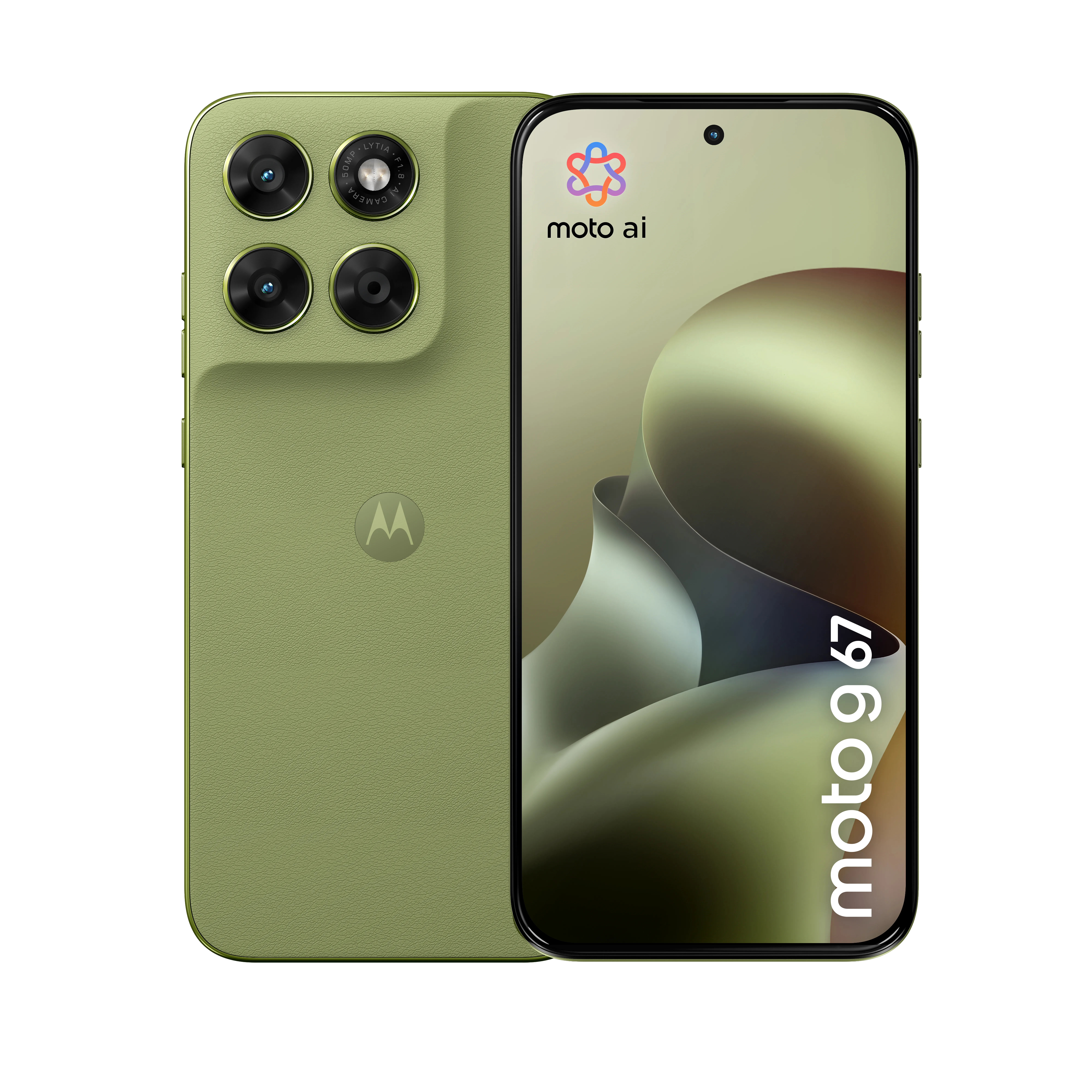 Motorola moto g67 173 cm (6.8) Dual SIM ibrida Android 16.0 5G USB tipo-C 4 GB 256 GB 5200 mAh Verde - immagine 1