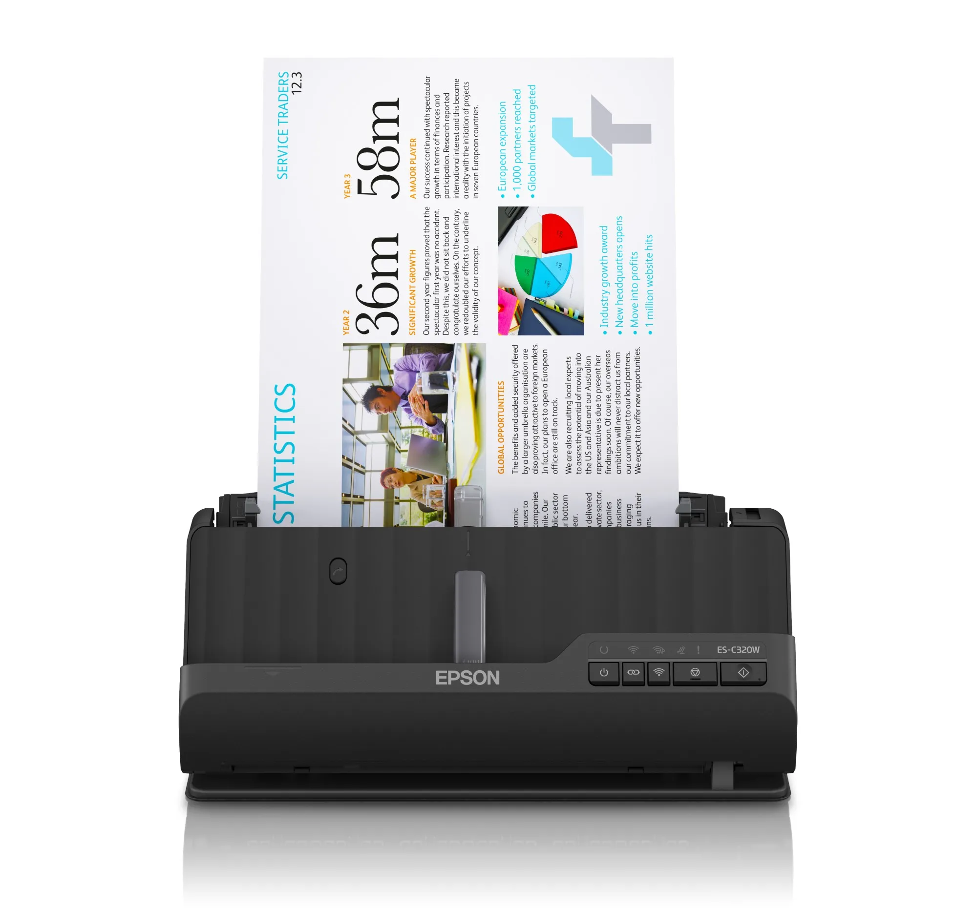 ORIGINALE Epson nero ES-C320W B11B270401 - immagine 1