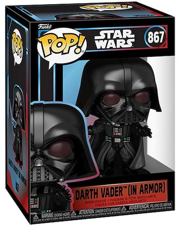 Funko Pop! Star Wars Darth Vader (In Armor) w/Lightsaber 867 - immagine 1