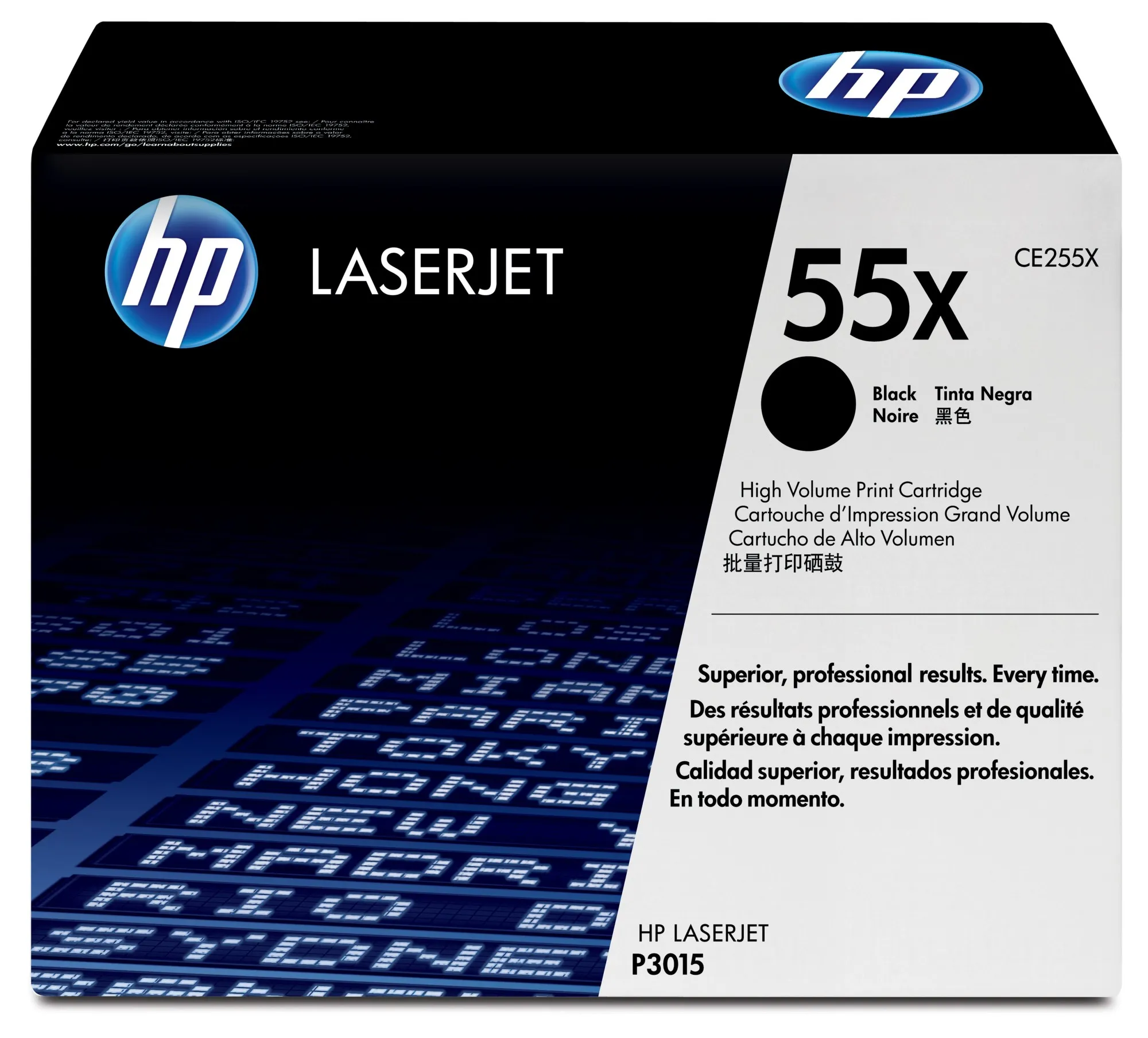 ORIGINALE HP toner nero CE255X 55X 12500 pagine - immagine 1