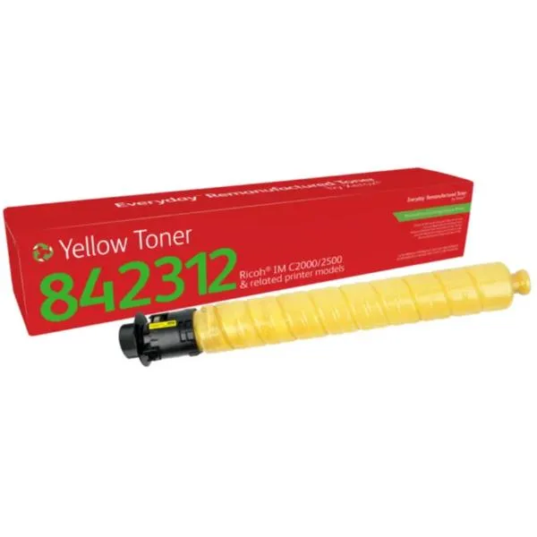 Xerox Everyday Remanufactured Toner Yellow Replaces Ricoh 842312 006R04888 - immagine 1