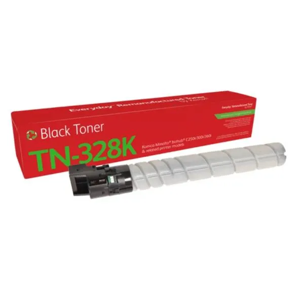 Xerox Everyday Remanufactured Toner Replaces Konica Minolta TN-328K Black (AAV8150) 006R04931 - immagine 1